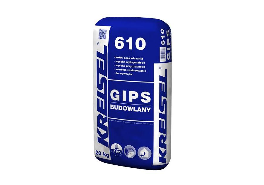 Zdjęcie: Gips budowlany 610 20 kg KREISEL