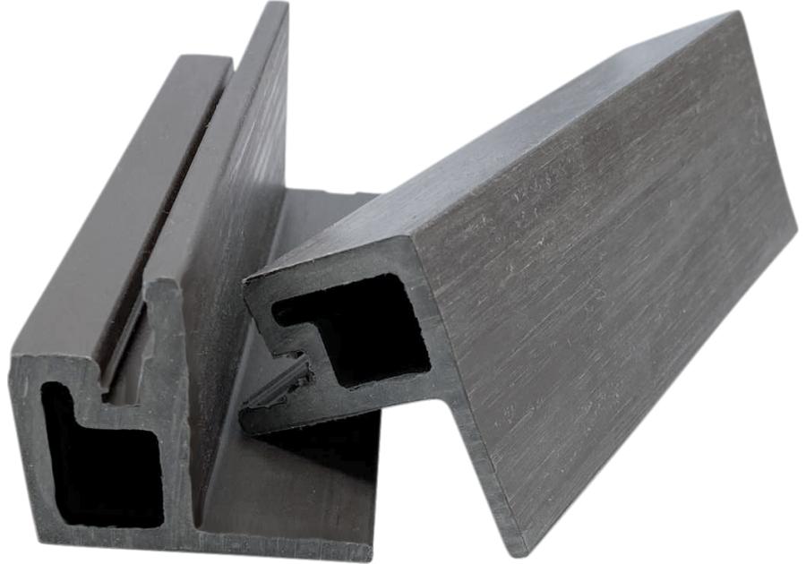 Zdjęcie: Listwa wykończeniowa kątowa LE końcowa stalowo szary 2,90 m SEQO