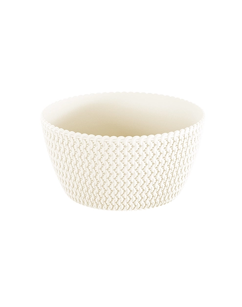 Zdjęcie: Doniczka misa Splofy krem 24 cm PROSPERPLAST