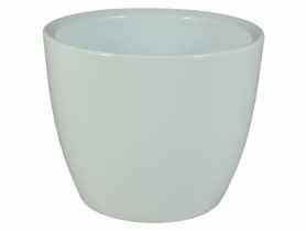 Osłonka doniczkowa 301 - 17 cm biała CERMAX