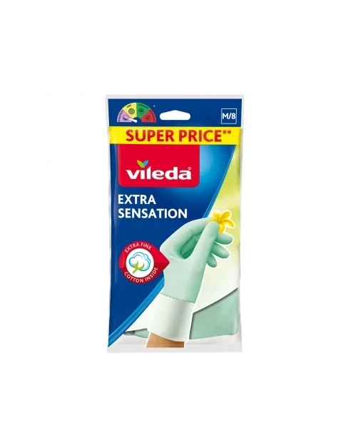 Zdjęcie: Rękawice Extra Sensation M VILEDA