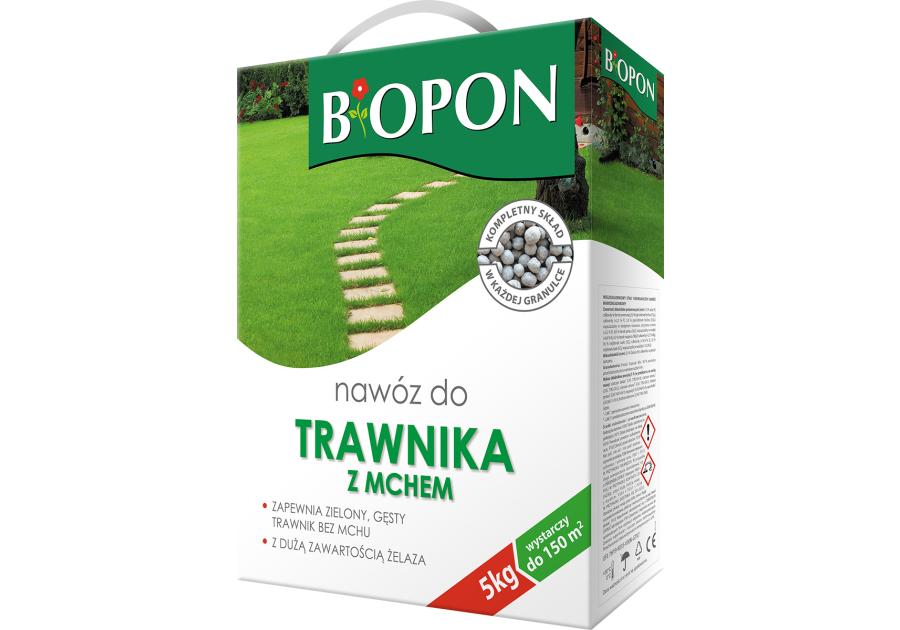 Zdjęcie: Nawóz do trawnika z mchem 5 kg BOPON