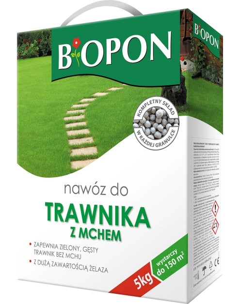 Zdjęcie: Nawóz do trawnika z mchem 5 kg BOPON