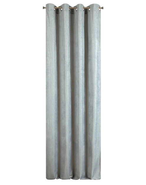 Zdjęcie: Zasłona gotowa Ibbie 140x250 cm stalowy EUROFIRANY