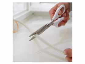 Uszczelka gumowa profil P 6m x 9mm biała TESA