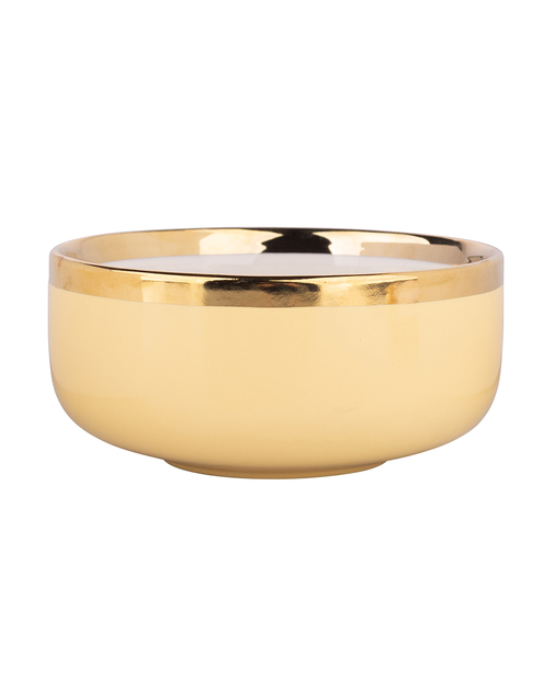 Zdjęcie: Miska Aurora Gold 14 cm 0,5L NBC Waniliowa ALTOMDESIGN