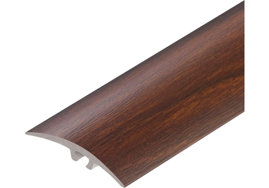 Zdjęcie: Kształtownik PVC wcisk szeroki 40 mm 2w1 L= 0,90 m Orzech okleina mat CEZAR