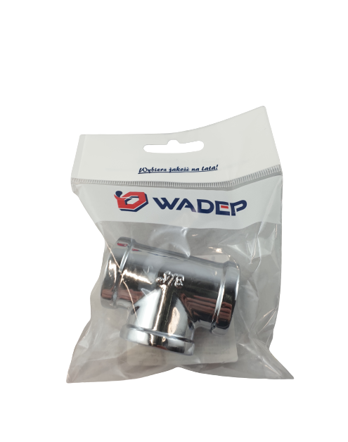 Zdjęcie: Trójnik chromowany - 3/4" WADEP