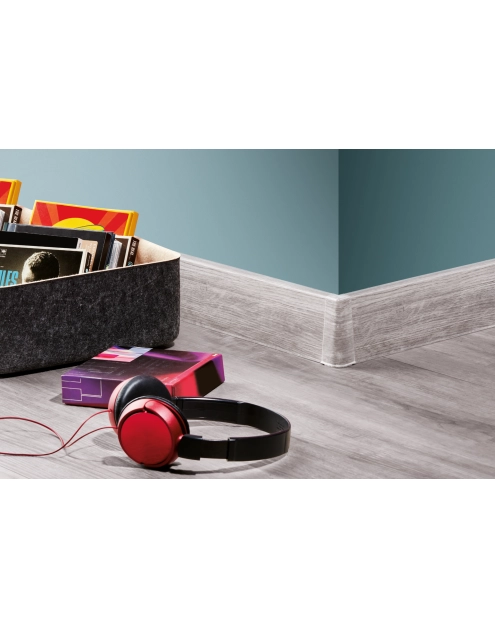 Zdjęcie: Listwa przypodłogowa Hi Line Cezar 2,5 m dąb alcanta mat CEZAR