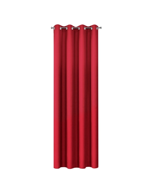 Zdjęcie: Zasłona gotowa Rita 140x250 cm czerwony EUROFIRANY