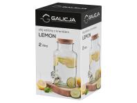 Zdjęcie: Słój szklany z kranikiem Lemon 2L 31220 GALICJA