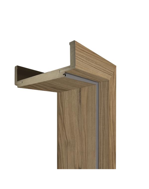 Zdjęcie: Ościeżnica regulowana 70 cm prawa orzech włoski 100-120, 2-3 zawiasy VOSTER