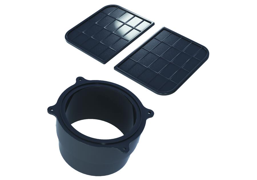 Zdjęcie: Zaślepki 130/90 mm z króćcem pionowym GAMRAT