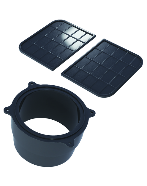 Zdjęcie: Zaślepki 130/90 mm z króćcem pionowym GAMRAT