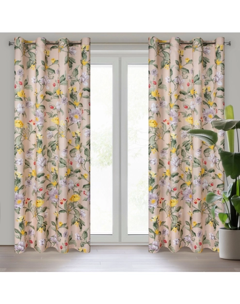 Zdjęcie: Zasłona gotowa Milena 140x250 cm zielony EUROFIRANY