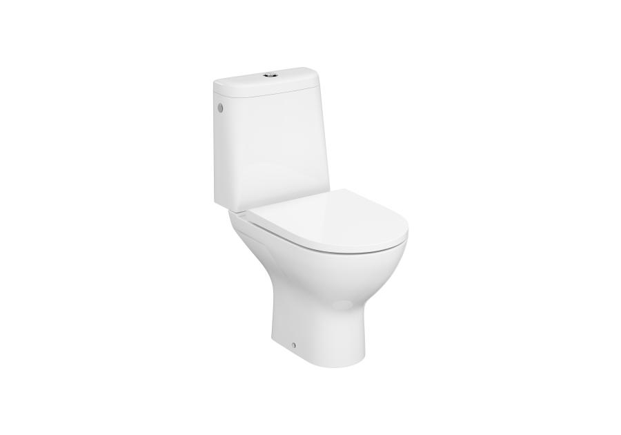 Zdjęcie: Kompakt WC 878 Colour Pro Oval Vortex 010 zbiornik round z deską duroplast CERSANIT