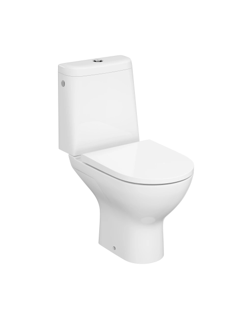 Zdjęcie: Kompakt WC 878 Colour Pro Oval Vortex 010 zbiornik round z deską duroplast CERSANIT