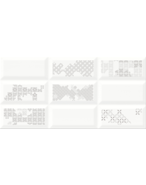 Zdjęcie: Płytka dekor Naris patchwork 29,7x60 cm CERSANIT