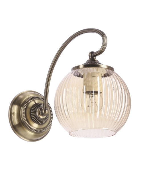 Zdjęcie: Kinkiet Tores 1x60 W E27 stare złoto+bursztynowy CANDELLUX