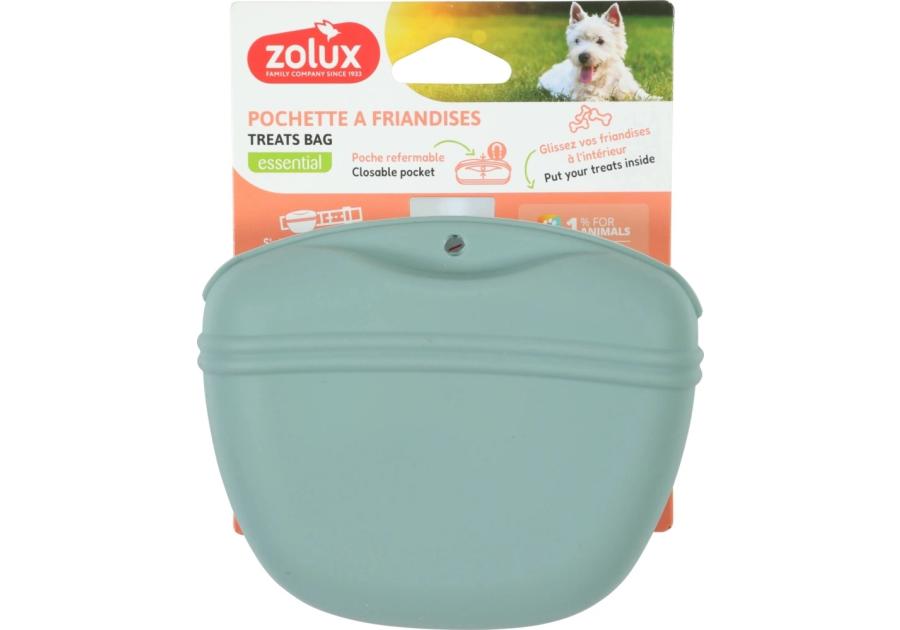 Zdjęcie: Saszetka na przysmaki dla psa silikonowa na magnes 13x11 cm ZOLUX