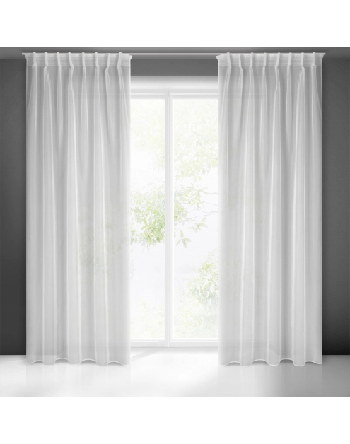 Zdjęcie: Firana gotowa Simone na taśmie 140 x 300 cm biały EUROFIRANY