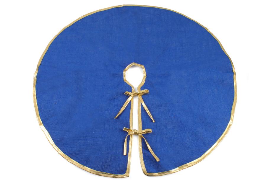 Zdjęcie: Sukienka z juty pod choinkę 90 cm niebieska TIN TOURS