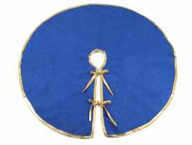 Sukienka z juty pod choinkę 90 cm niebieska TIN TOURS