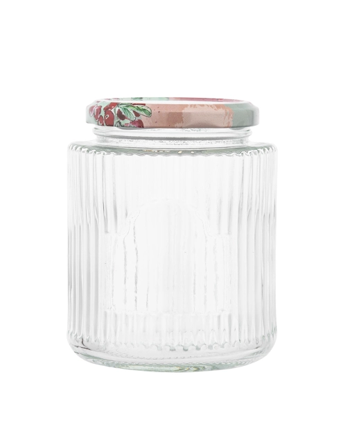 Zdjęcie: Komplet 4 słoików Spiżarnia Pani Domu ryflowanych 450 ml z 4 etykietami samoprzylepnymi ALTOM DESIGN