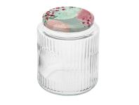 Zdjęcie: Komplet 4 słoików Spiżarnia Pani Domu ryflowanych 450 ml z 4 etykietami samoprzylepnymi ALTOM DESIGN