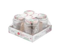 Zdjęcie: Komplet 4 słoików Spiżarnia Pani Domu ryflowanych 450 ml z 4 etykietami samoprzylepnymi ALTOM DESIGN