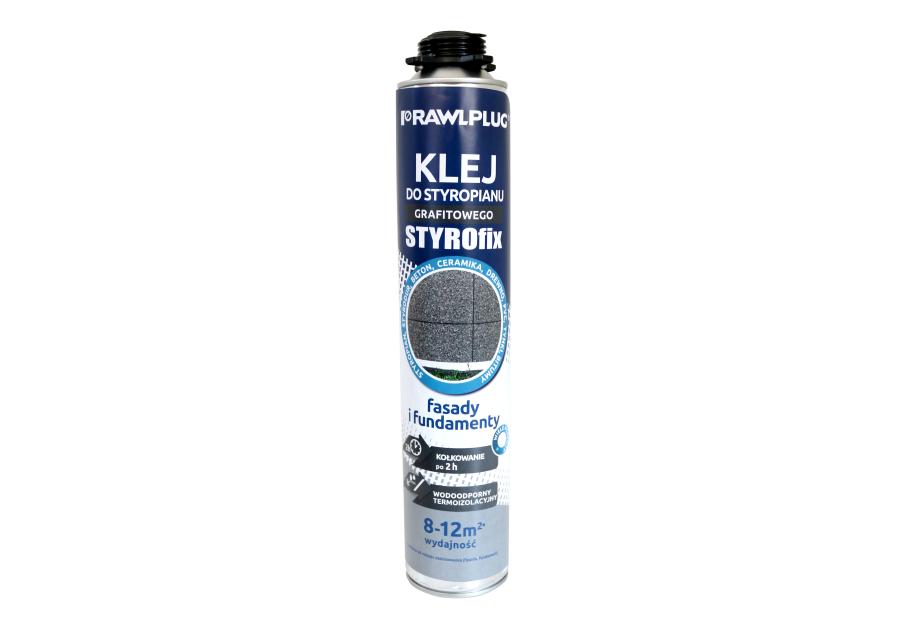 Zdjęcie: Klej do styropianu grafitowego Styrofix 750 ml RAWLPLUG
