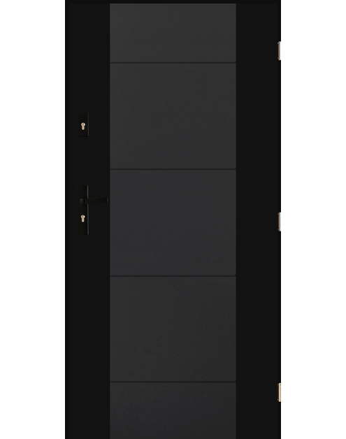 Zdjęcie: Drzwi zewnętrzne Libra antracyt 90 prawe kpl PANTOR