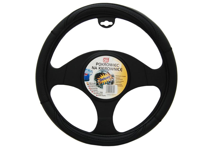 Zdjęcie: Pokrowiec na kierownicę czarny Ergo CAR OK