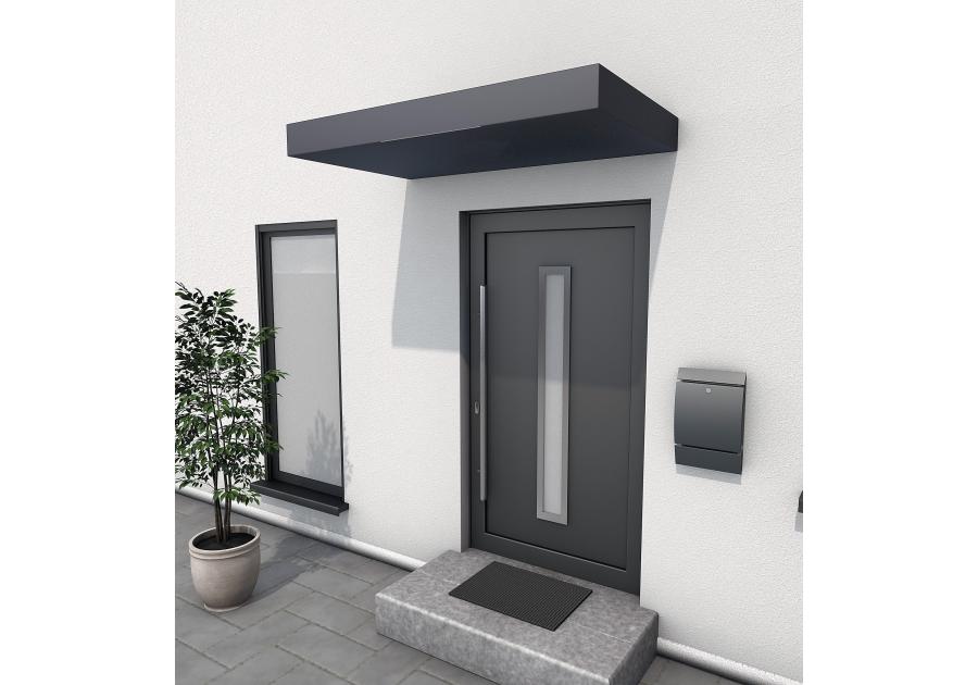 Zdjęcie: Zadaszenie BS 160 UP antracyt 1600x900x145 mm GUTTA