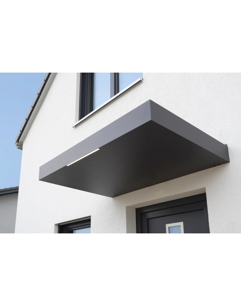 Zdjęcie: Zadaszenie BS 160 UP antracyt 1600x900x145 mm GUTTA