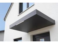 Zdjęcie: Zadaszenie BS 160 UP antracyt 1600x900x145 mm GUTTA