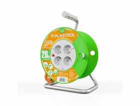 Przedłużacz bębnowy Eco PB-ST/S/20M/3X1/H05VV-F pomarańczowy PLASTROL