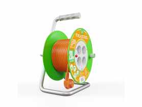 Przedłużacz bębnowy Eco PB-ST/S/20M/3X1/H05VV-F pomarańczowy PLASTROL