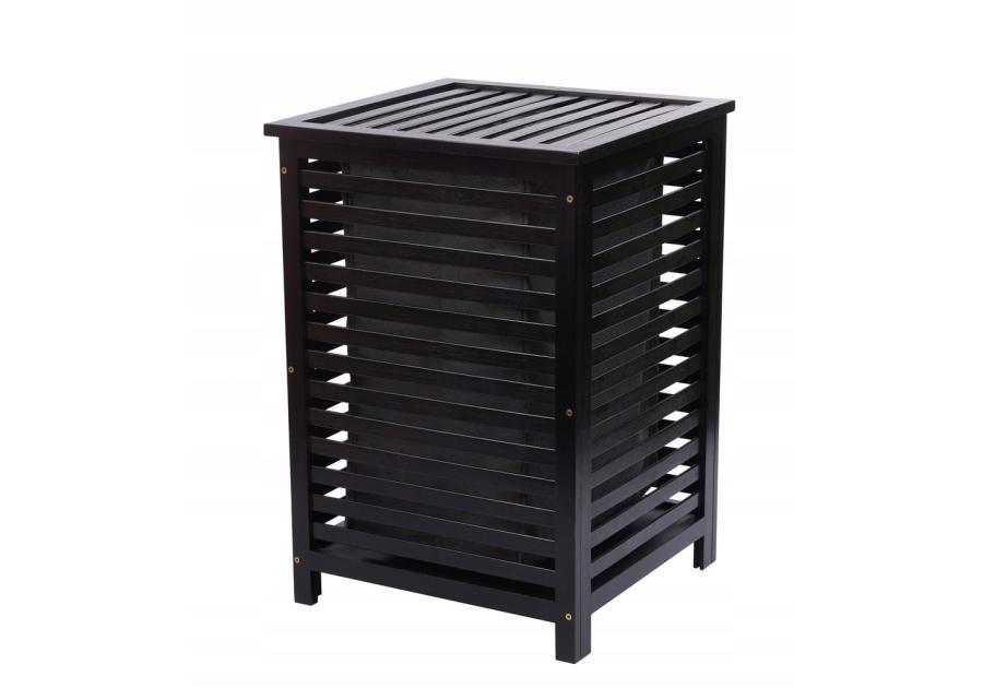 Zdjęcie: Kosz na pranie Bamboo 65 L czarny GALICJA