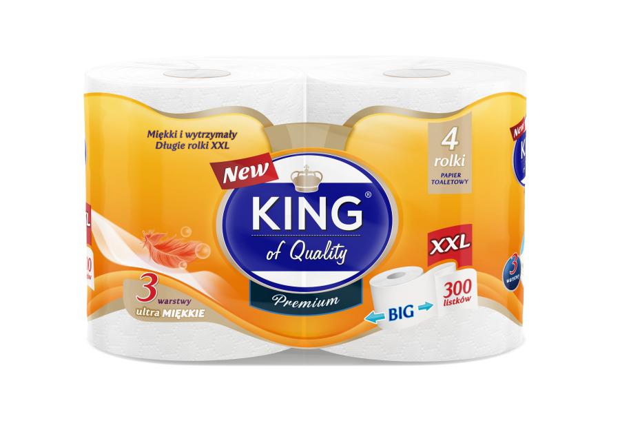Zdjęcie: Papier toaletowy 10 szt. KING OF QUALITY