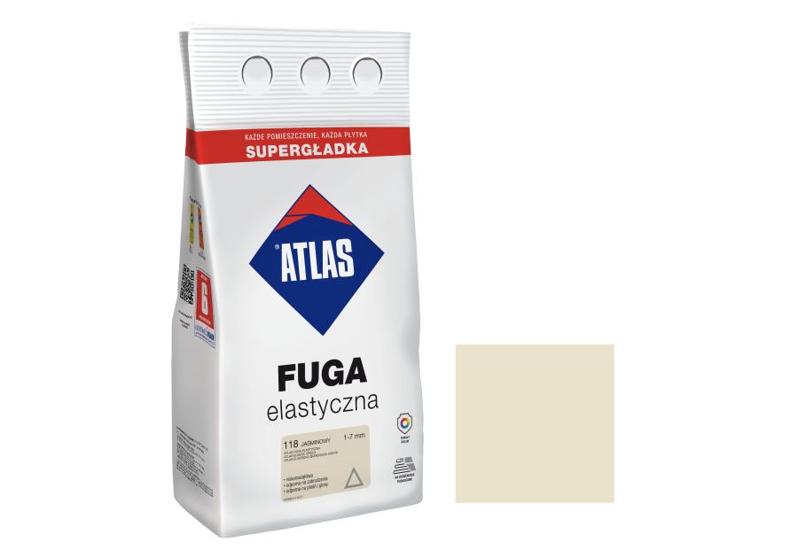 Zdjęcie: Fuga elastyczna kolor 118 jaśminowy alubag 5 kg ATLAS