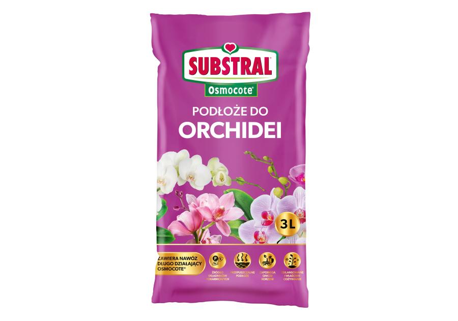 Zdjęcie: Gotowe podłoże Osmocote do Orchidei 3 L SUBSTRAL