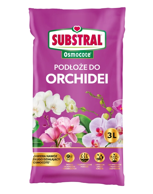 Zdjęcie: Gotowe podłoże Osmocote do Orchidei 3 L SUBSTRAL