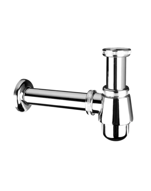 Zdjęcie: Syfon umywalkowy butelkowy niski 1.1/4x32 mm bez spustu chrom MCALPINE