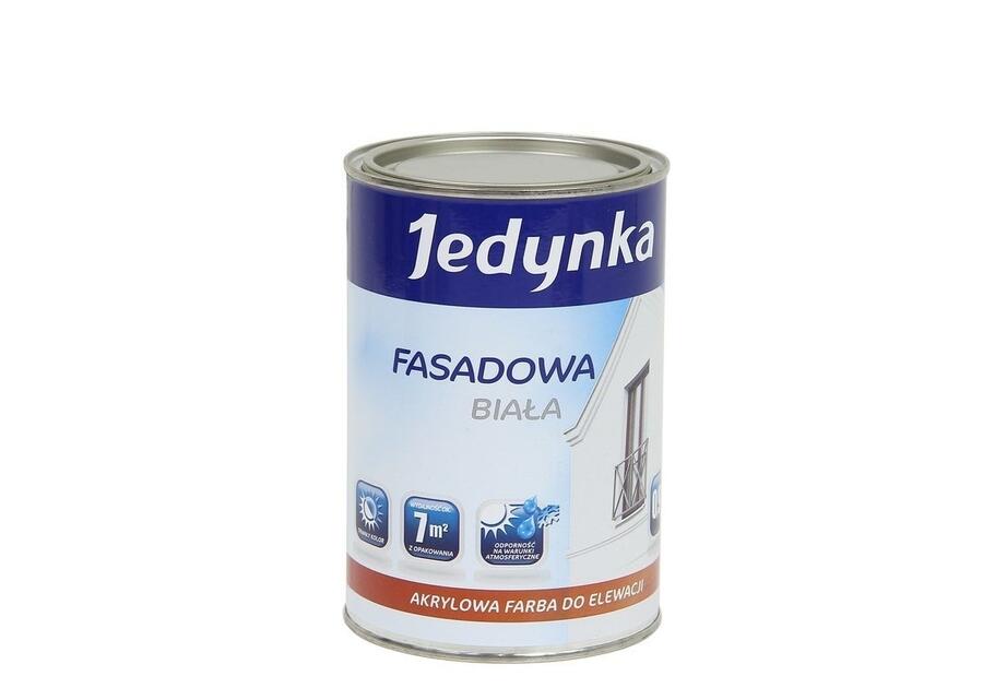 Zdjęcie: Farba fasadowa 0,9 L biała JEDYNKA