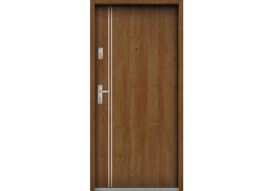Zdjęcie: Drzwi wejściowe do mieszkań Bastion A-37 Olcha 80 cm prawe ODP KR CENTER