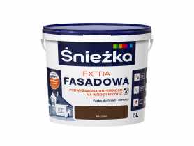 Farba Extra Fasadowa Brązowy 5L N ŚNIEŻKA