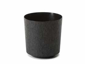 Donica Gama 19 cm czarna LAMELA