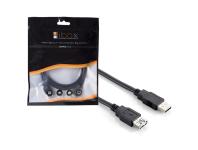 Zdjęcie: Kabel USB typ A wtyk-gniazdo 1,8/1,2 m LB0015 LIBOX