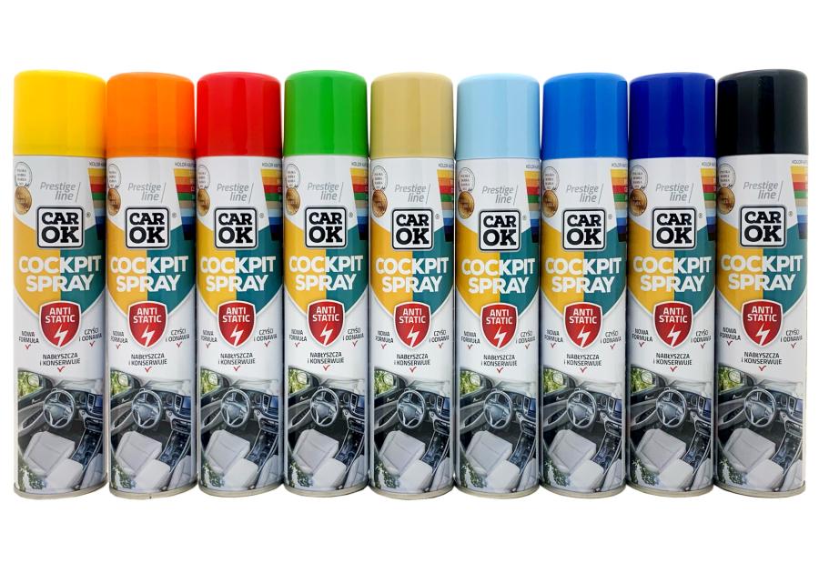 Zdjęcie: Środek do czyszczenia kokpitu Kokpit spray 300 ml mix CAR OK